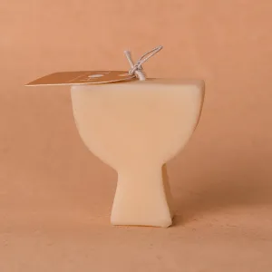 Abstract Shape Pillar Candle | Multiple Fragnances | Single | 3 inches