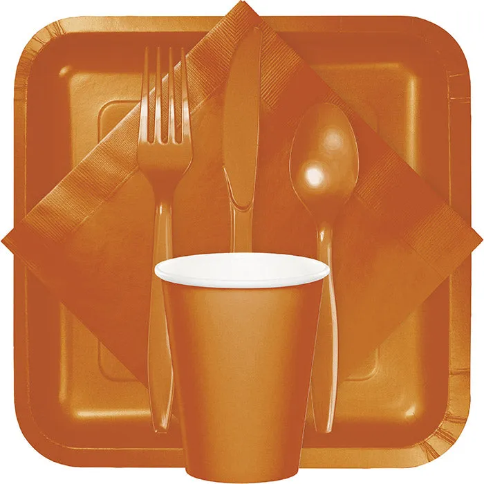 Bulk Pack of 100 Pumpkin Spice Luncheon Napkins 2Ply