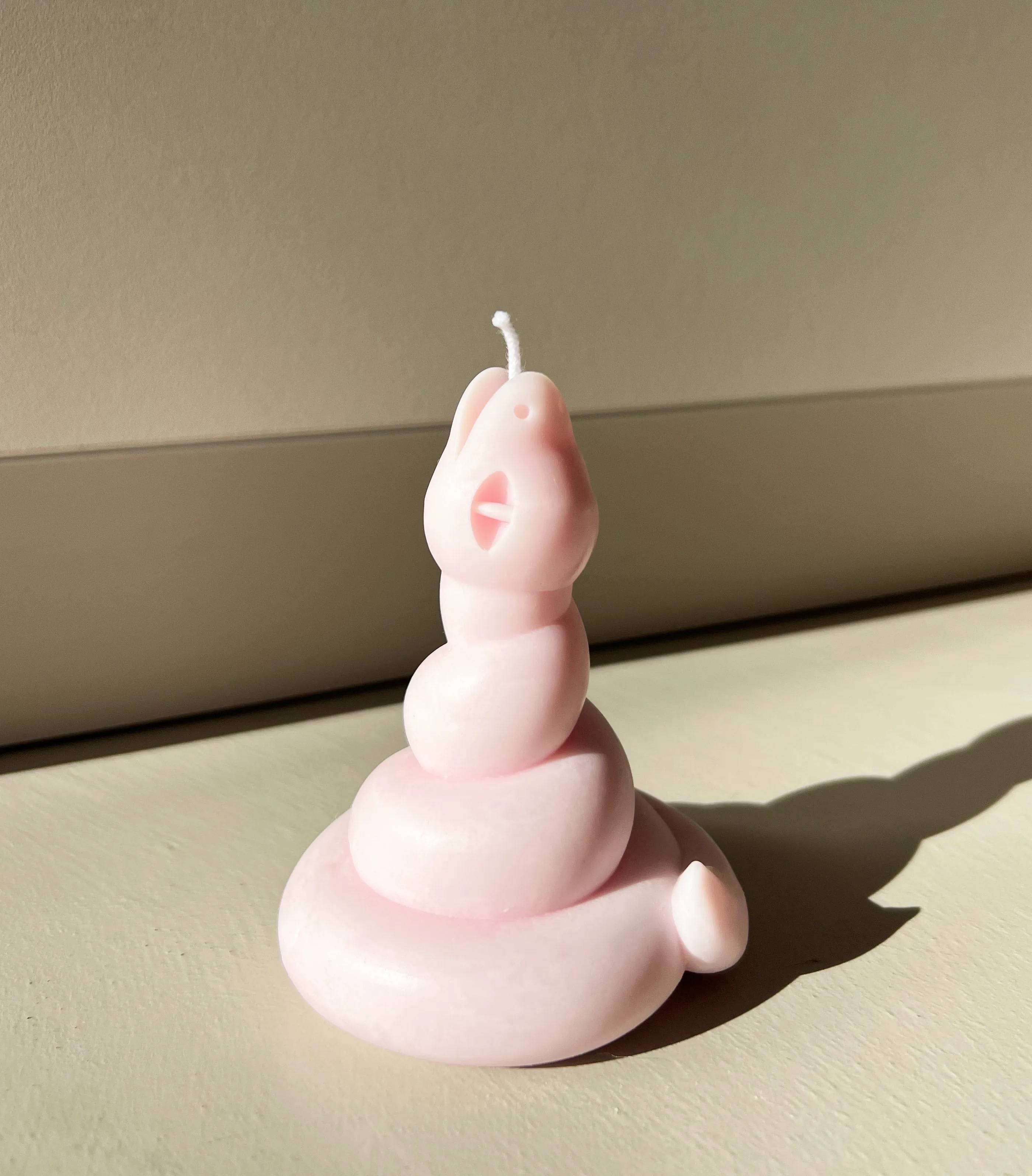 COILED SNAKE CANDLE