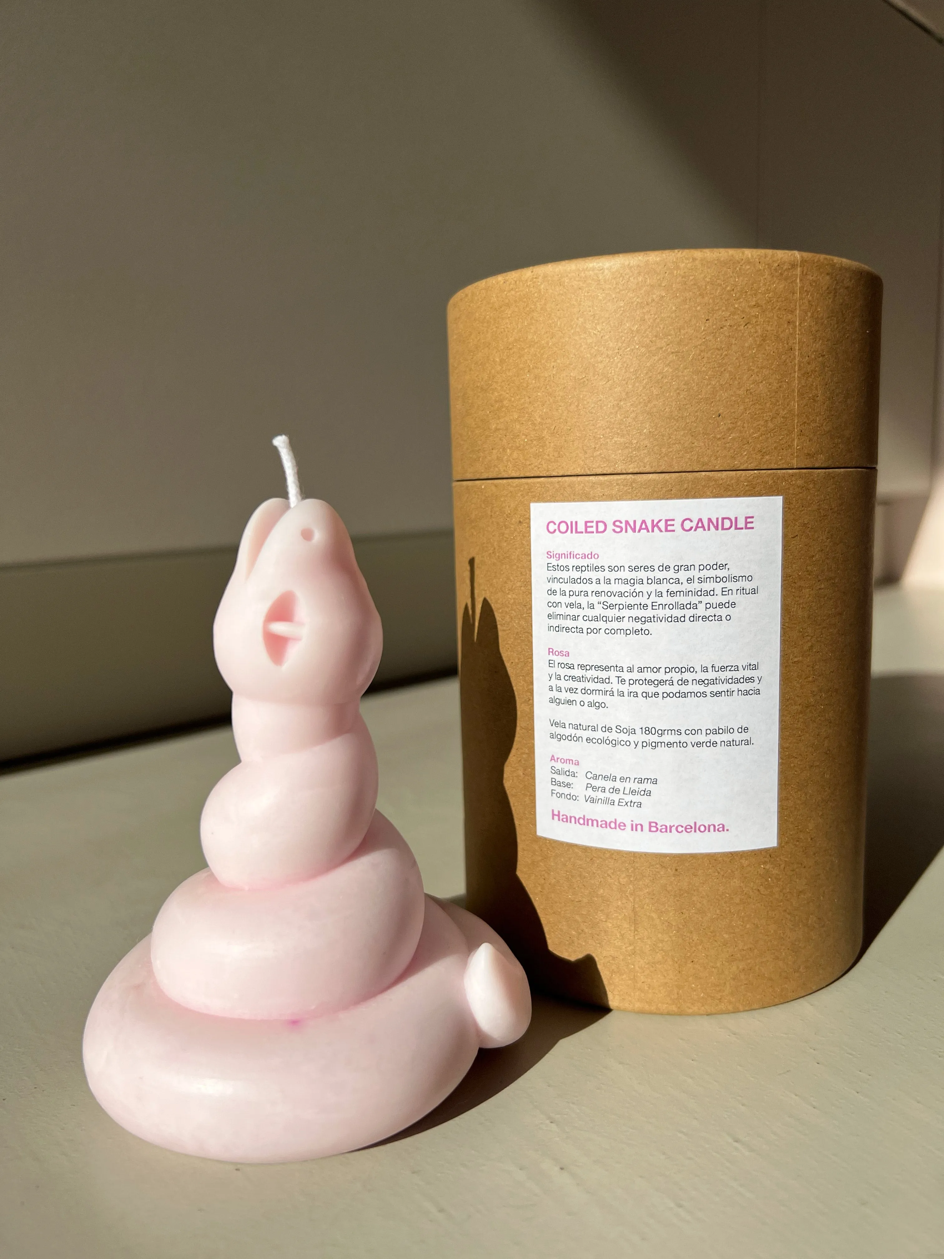 COILED SNAKE CANDLE
