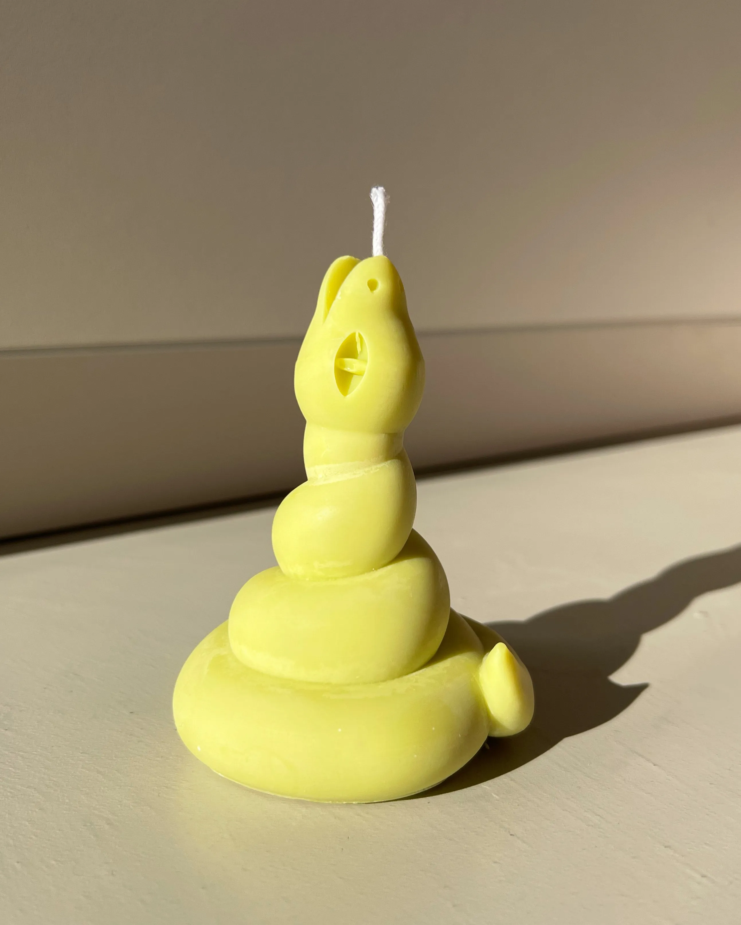 COILED SNAKE CANDLE