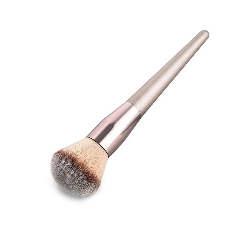 Soft Large Rose Gold Professional Makeup Powder Blush Brush