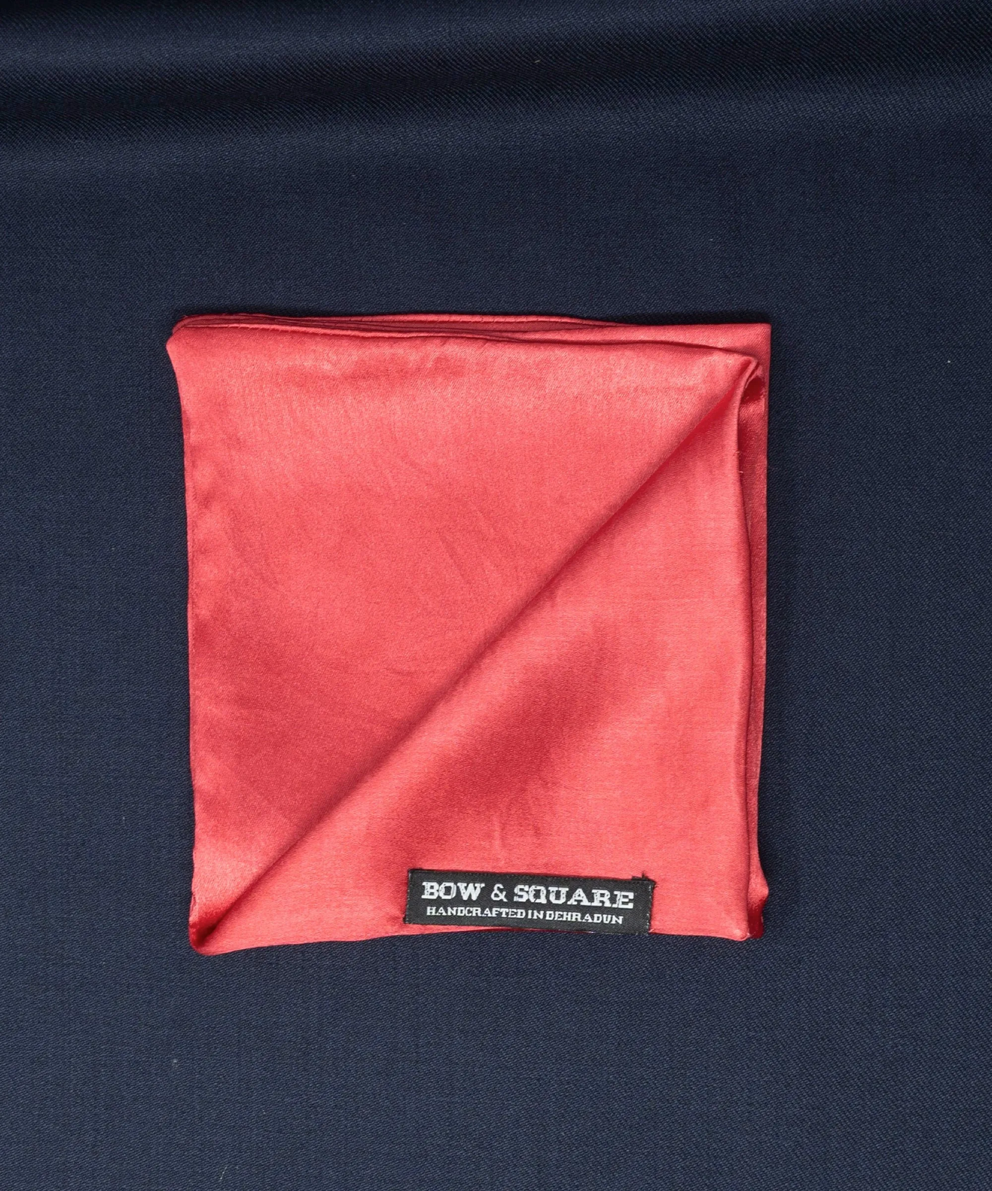 Sun & Sand Solid Orange Pocket Square